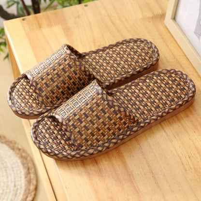 Elarova | Bambus Rattan Pantoffel
