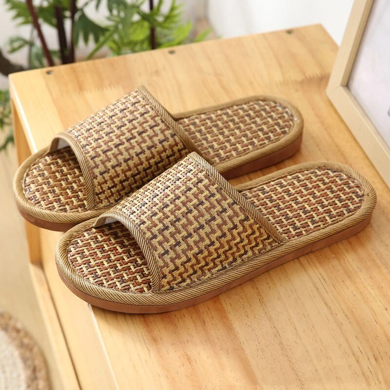 Elarova | Bambus Rattan Pantoffel