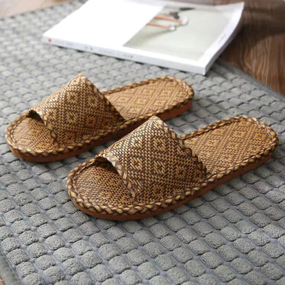 Elarova | Bambus Rattan Pantoffel
