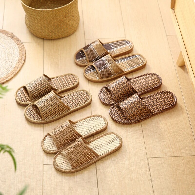 Elarova | Bambus Rattan Pantoffel