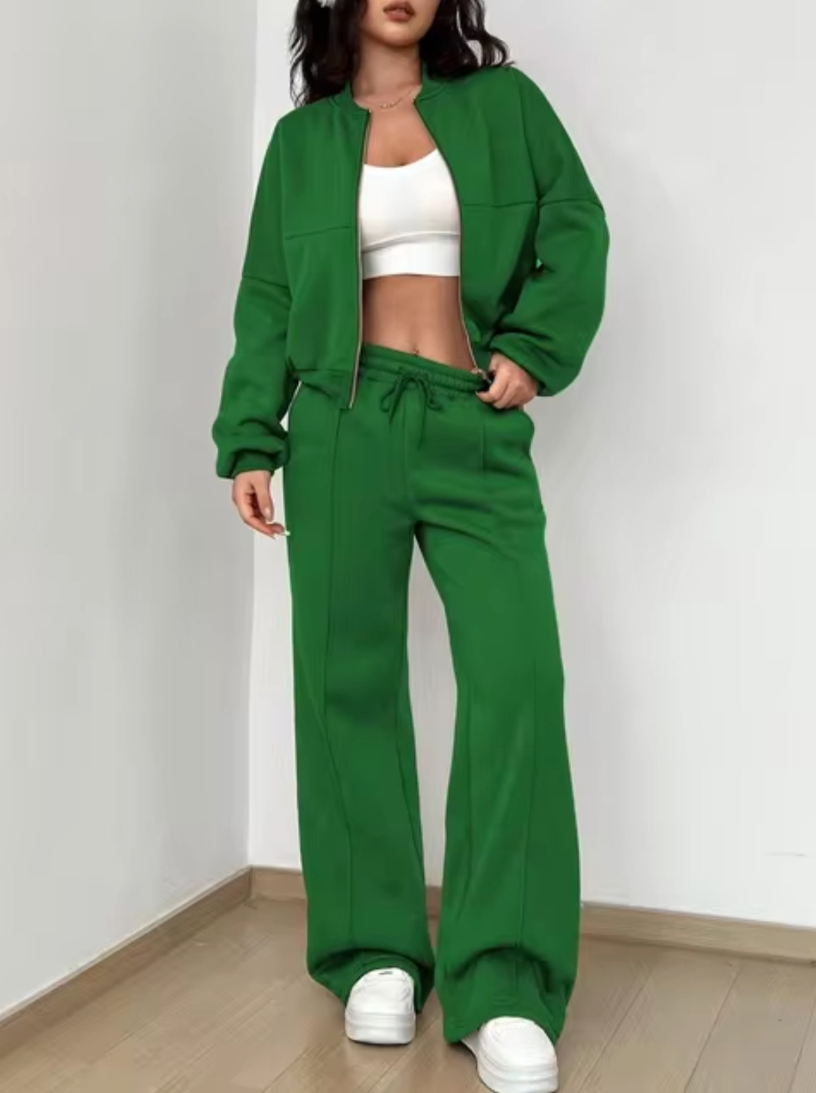 Elarova | Baumwollbomberjacke Und Hosenanzug