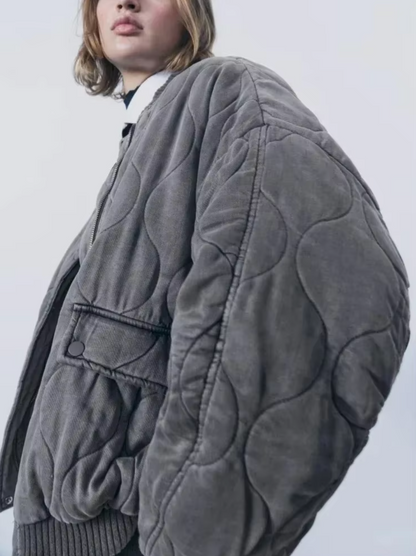 Elarova | Baumwolljacke mit Rundhalsausschnitt