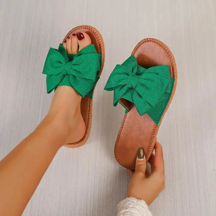 Elarova | Bequem Chic Flache Schuhe mit Schleife