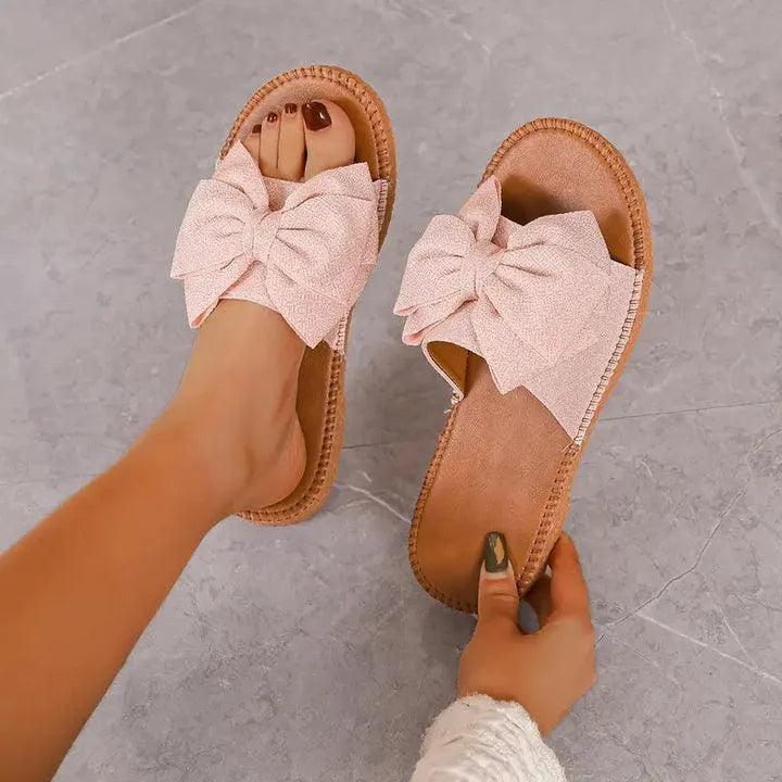 Elarova | Bequem Chic Flache Schuhe mit Schleife