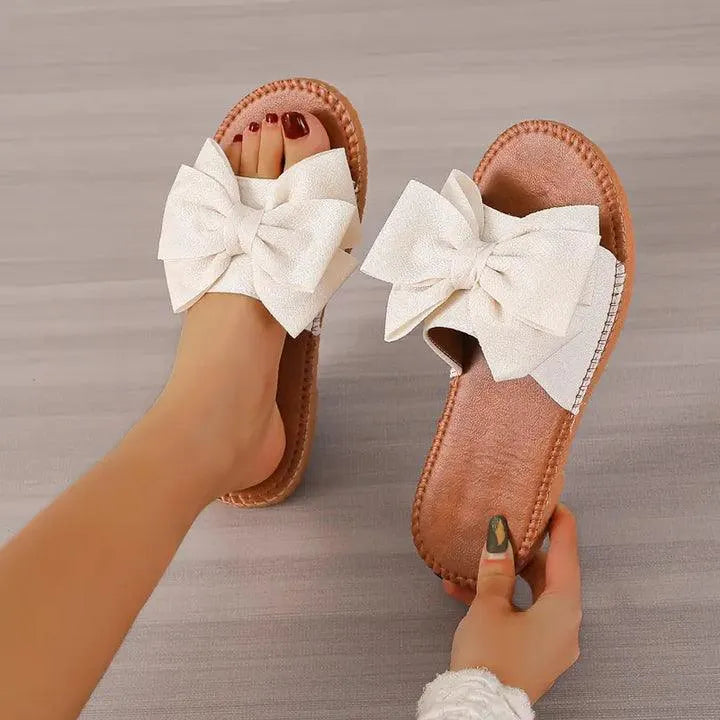 Elarova | Bequem Chic Flache Schuhe mit Schleife