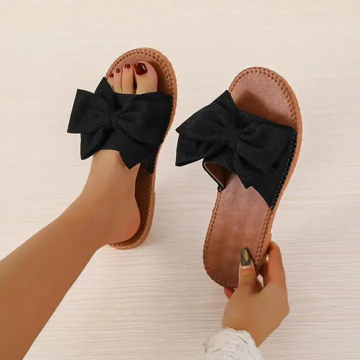 Elarova | Bequem Chic Flache Schuhe mit Schleife