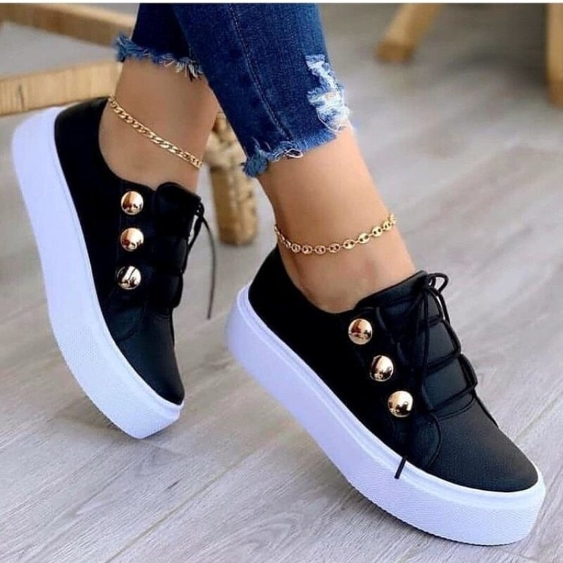 Elarova | Bequeme Frauenschuhe Mit Schnürsenkeln