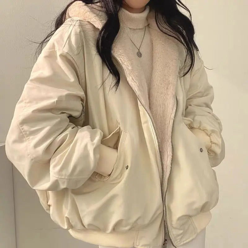 Elarova | Bequeme doppellagige Winterjacke im koreanischen Stil