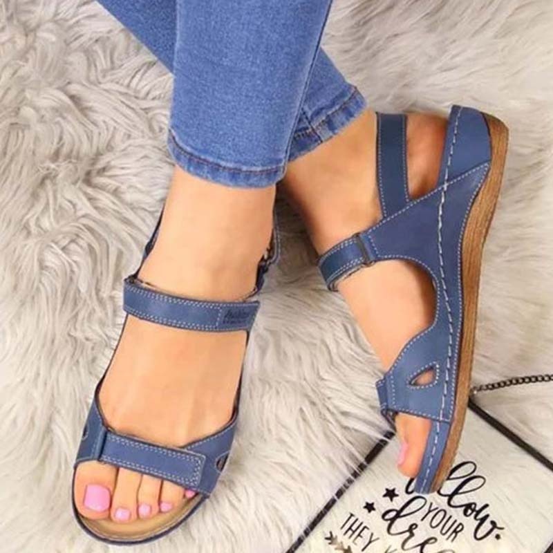 Elarova | Bequeme orthopädische Sandalen mit Schnalle