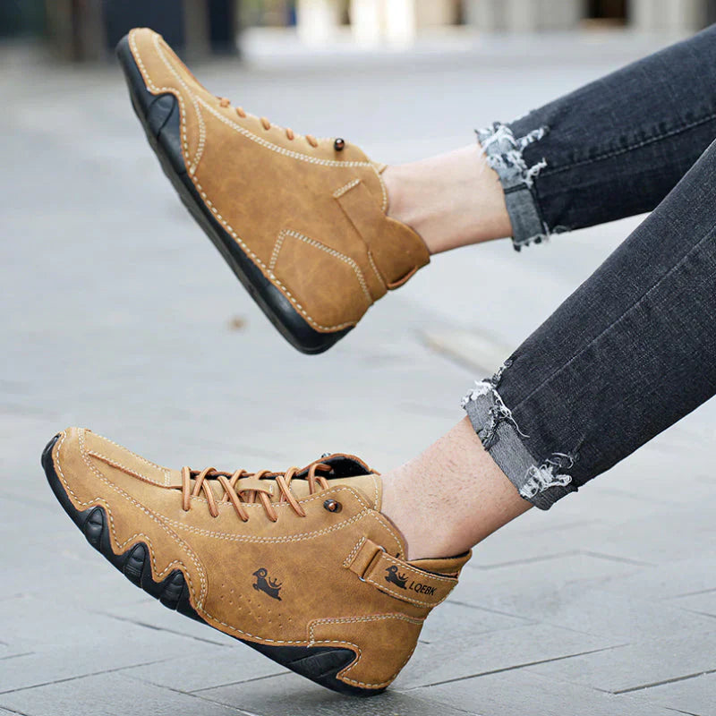 Elarova | Bequeme und rutschfeste Barfußschuhe aus echtem Leder