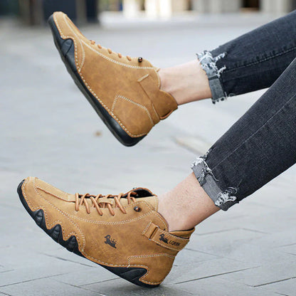Elarova | Bequeme und rutschfeste Barfußschuhe aus echtem Leder