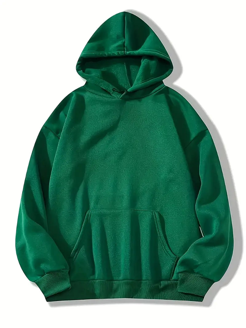 Elarova | Bequemer Einfarbiger Damen Hoodie mit Kapuze