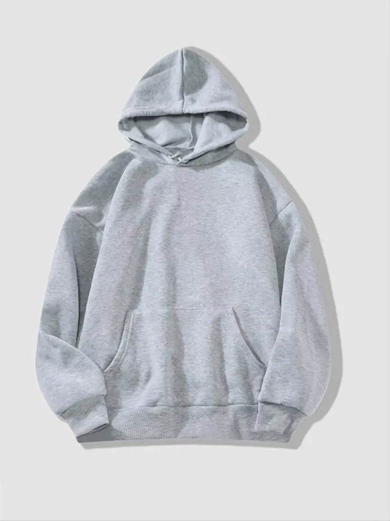 Elarova | Bequemer Einfarbiger Damen Hoodie mit Kapuze