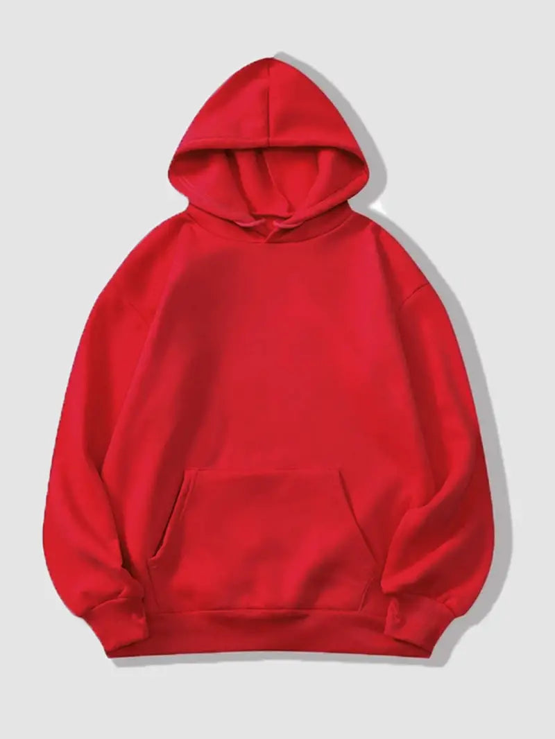 Elarova | Bequemer Einfarbiger Damen Hoodie mit Kapuze