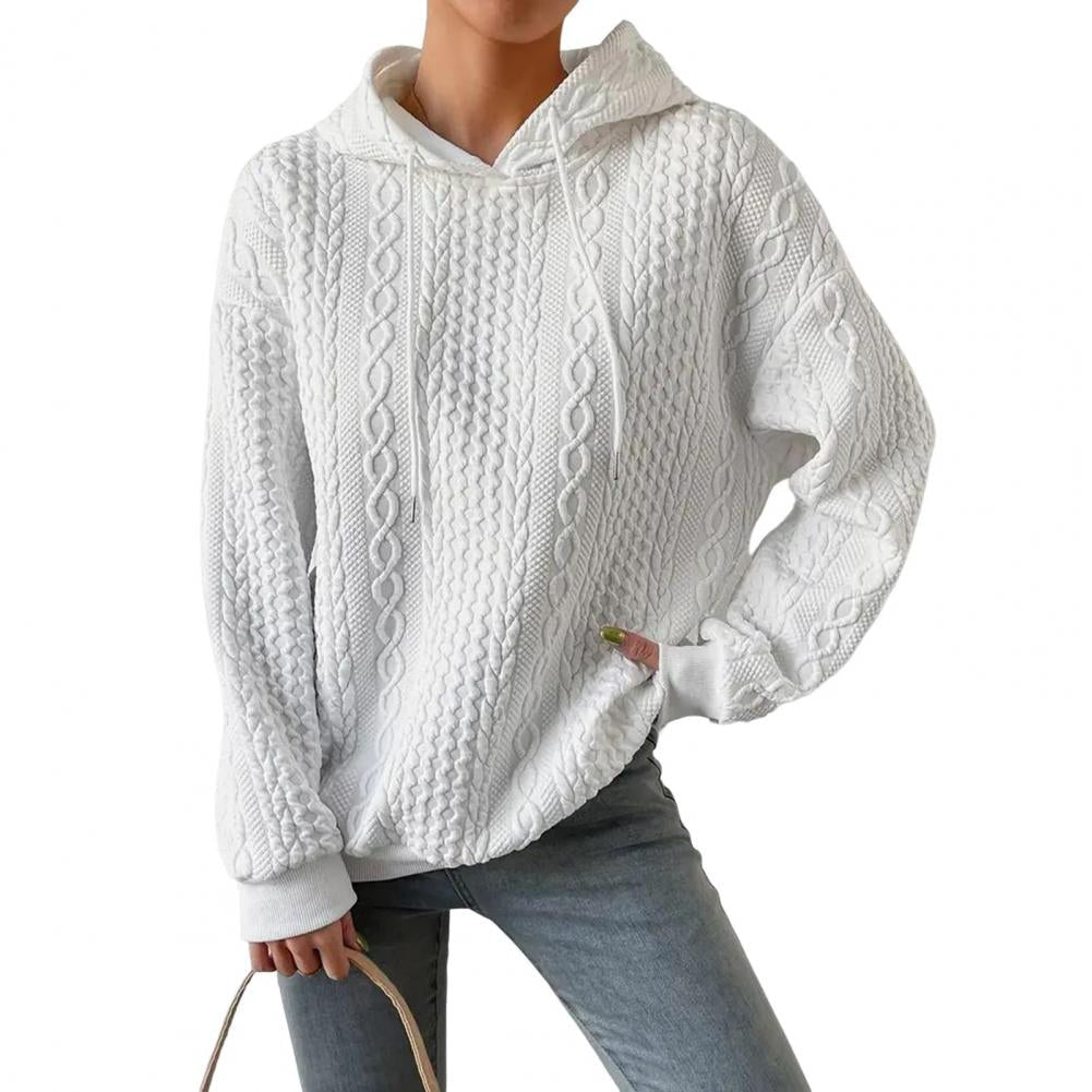 Elarova | Bequemer Oversized Woven Hoodie mit Kapuze