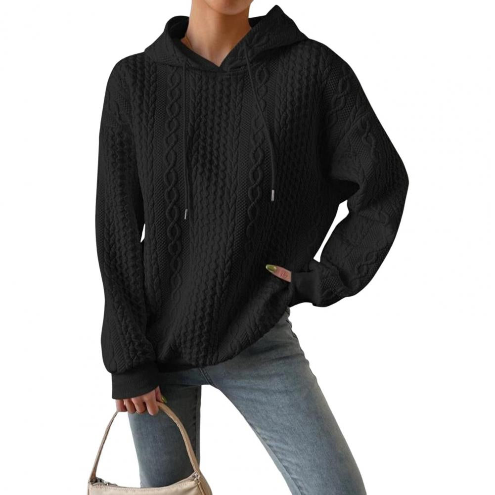Elarova | Bequemer Oversized Woven Hoodie mit Kapuze