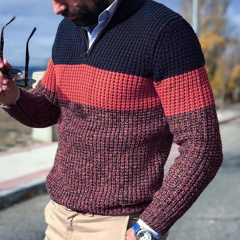 Elarova | Bequemer Strickpullover für Herren