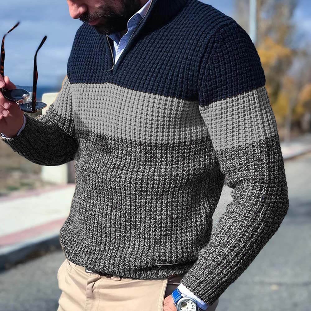 Elarova | Bequemer Strickpullover für Herren