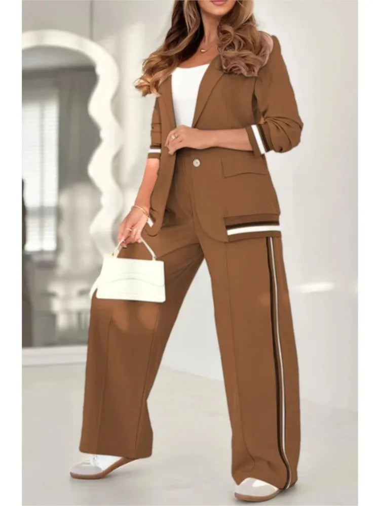 Elarova | Bequemes Damen 2-Teiliges Set