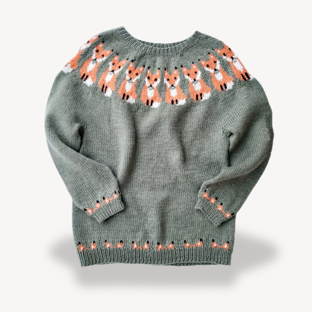 Elarova | Bestickter Blumenpullover für Damen