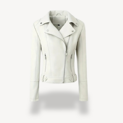 Elarova | Bikerjacke aus Kunstleder für Damen