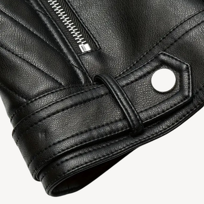 Elarova | Bikerjacke aus Kunstleder für Damen