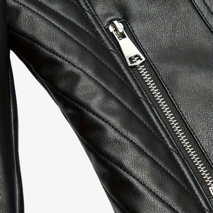 Elarova | Bikerjacke aus Kunstleder für Damen