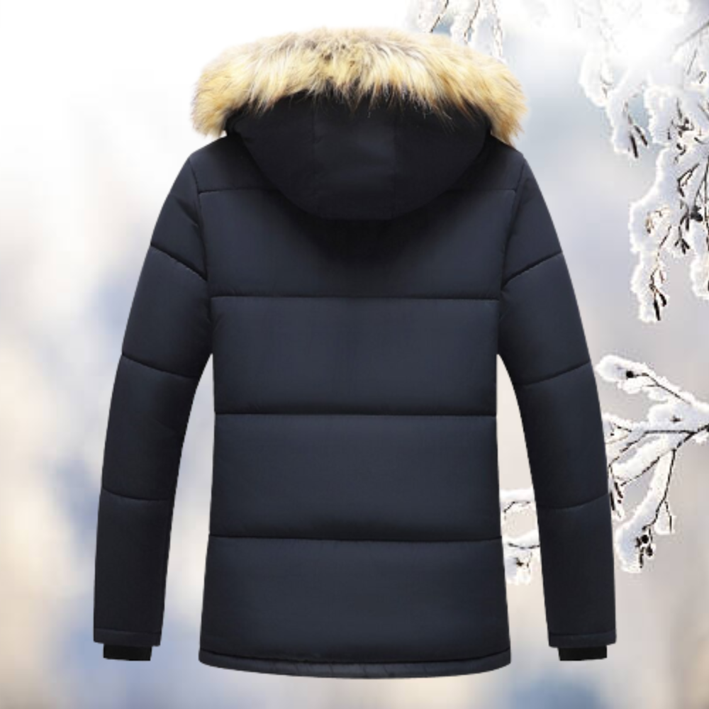 Elarova | Bleiben Sie warm und stilvoll mit dem winddichten Parkas mit Fellkapuze
