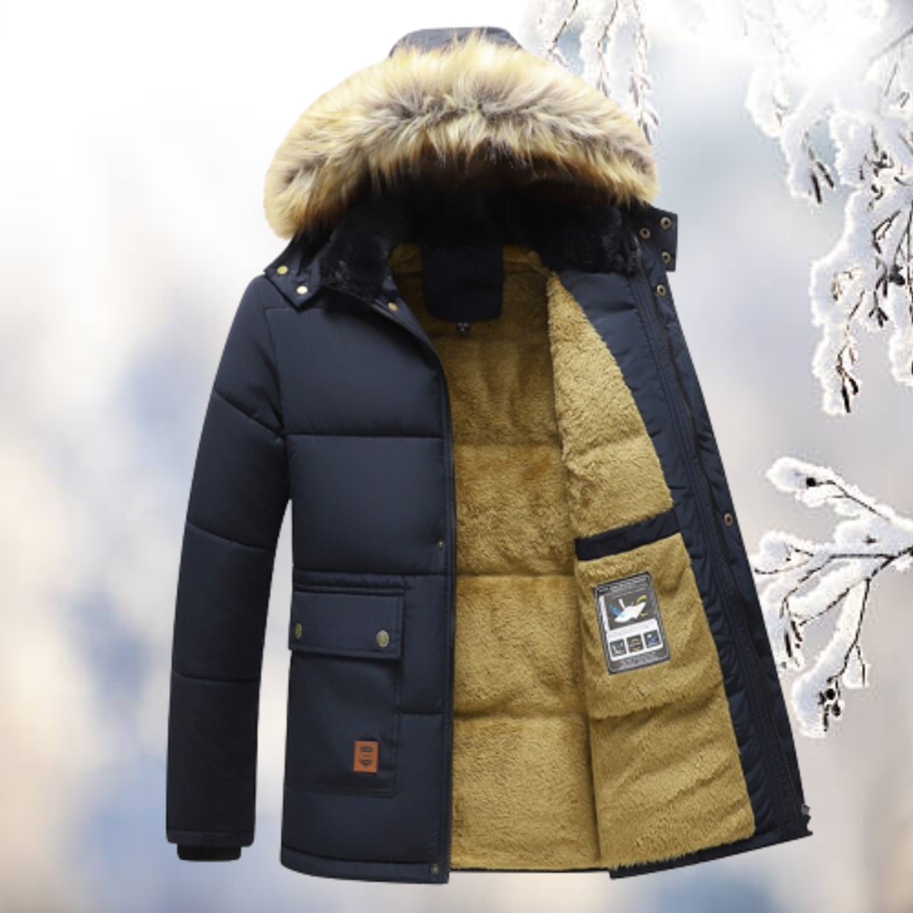 Elarova | Bleiben Sie warm und stilvoll mit dem winddichten Parkas mit Fellkapuze