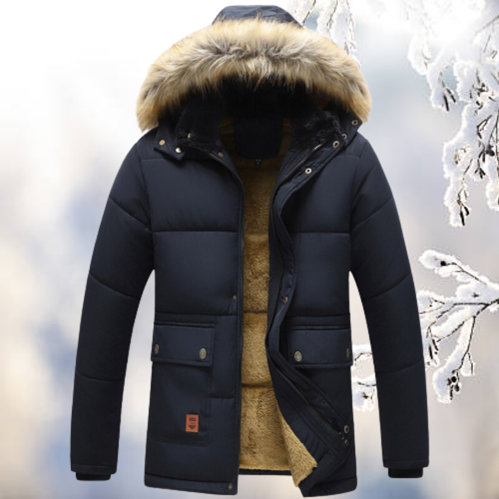 Elarova | Bleiben Sie warm und stilvoll mit dem winddichten Parkas mit Fellkapuze
