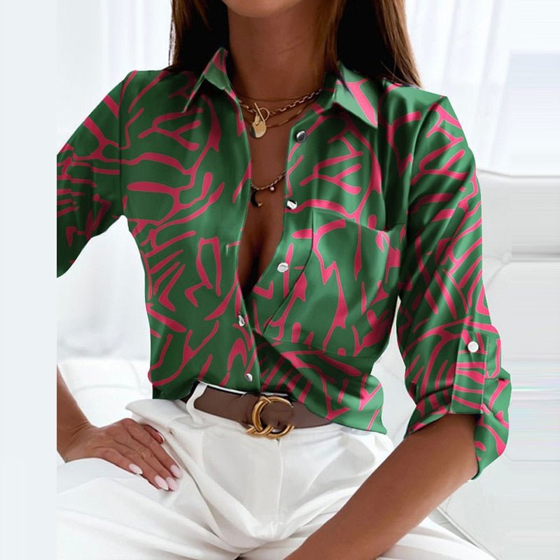 Elarova | Bluse mit Umlegekragen