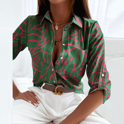 Elarova | Bluse mit Umlegekragen