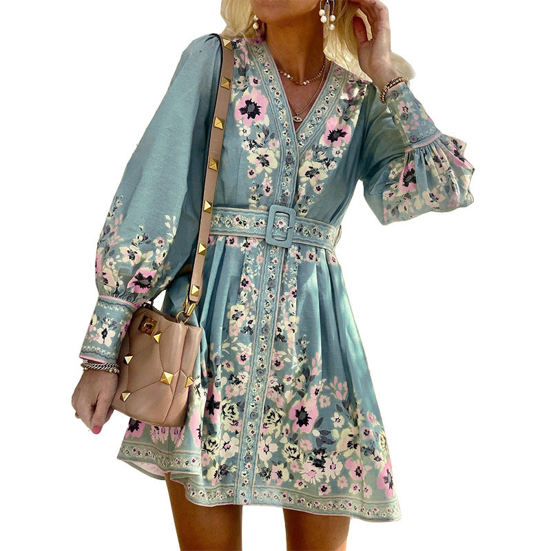 Elarova Boho Kleid mit lockerem Muster