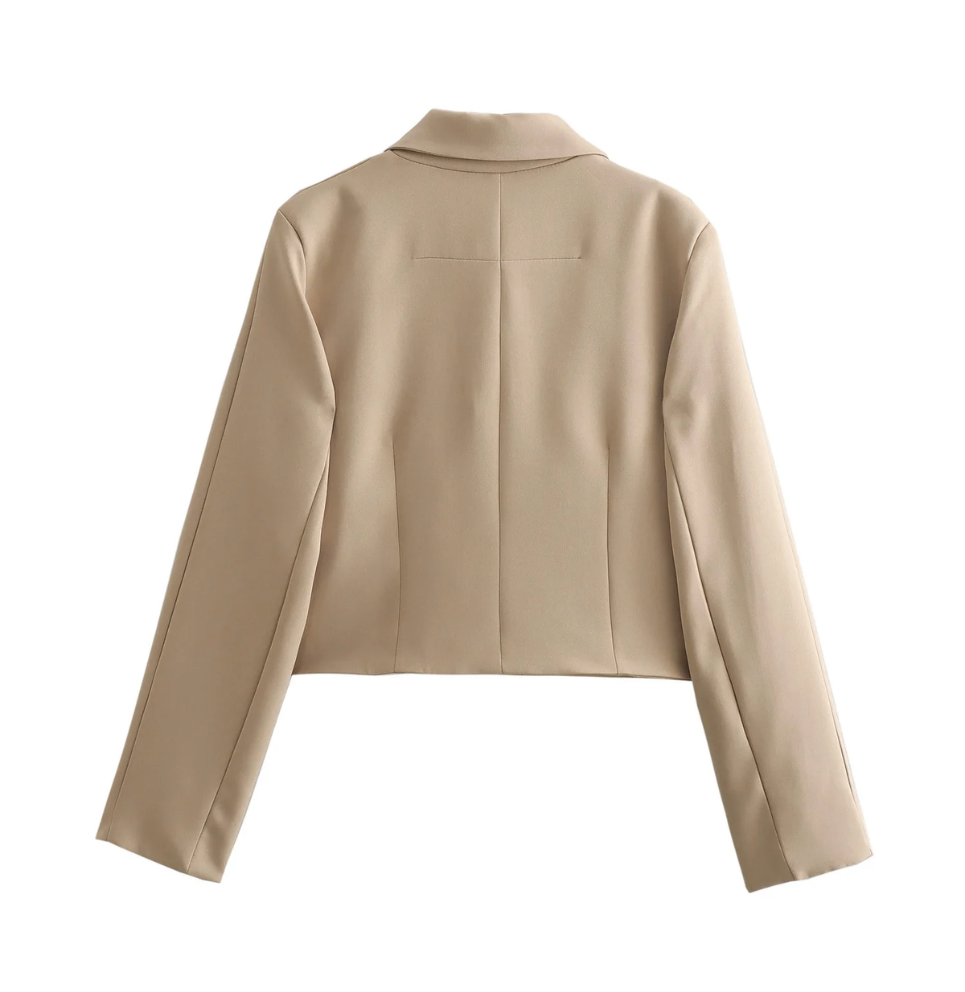 Elarova | Bomberjack Damen Kurzjacke mit Vier Fronttaschen und Minimalistischem Design