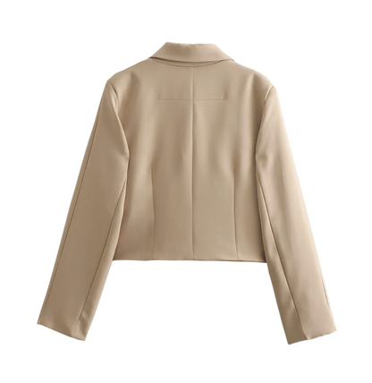 Elarova | Bomberjack Damen Kurzjacke mit Vier Fronttaschen und Minimalistischem Design
