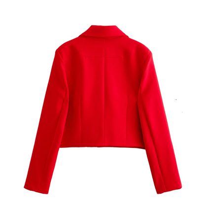 Elarova | Bomberjack Damen Kurzjacke mit Vier Fronttaschen und Minimalistischem Design