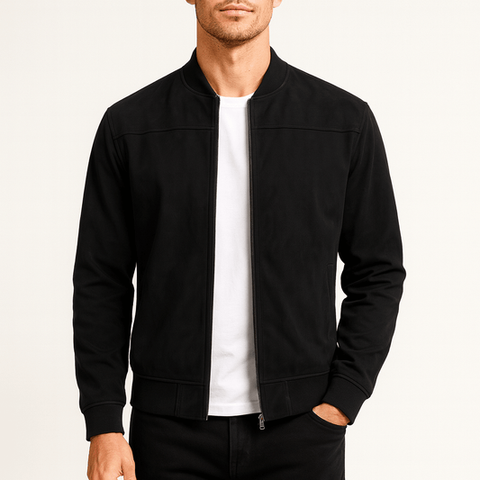 Elarova | Bomberjacke aus Wildleder