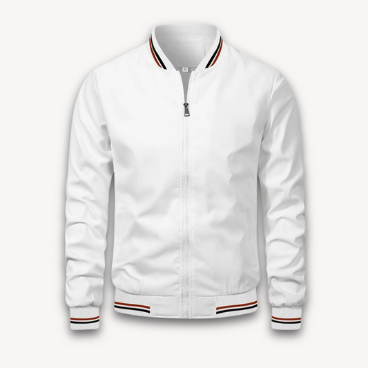Elarova | Bomberjacke für Herren – Leichter Polyester-Reißverschlussmantel, lässiger Windbreaker