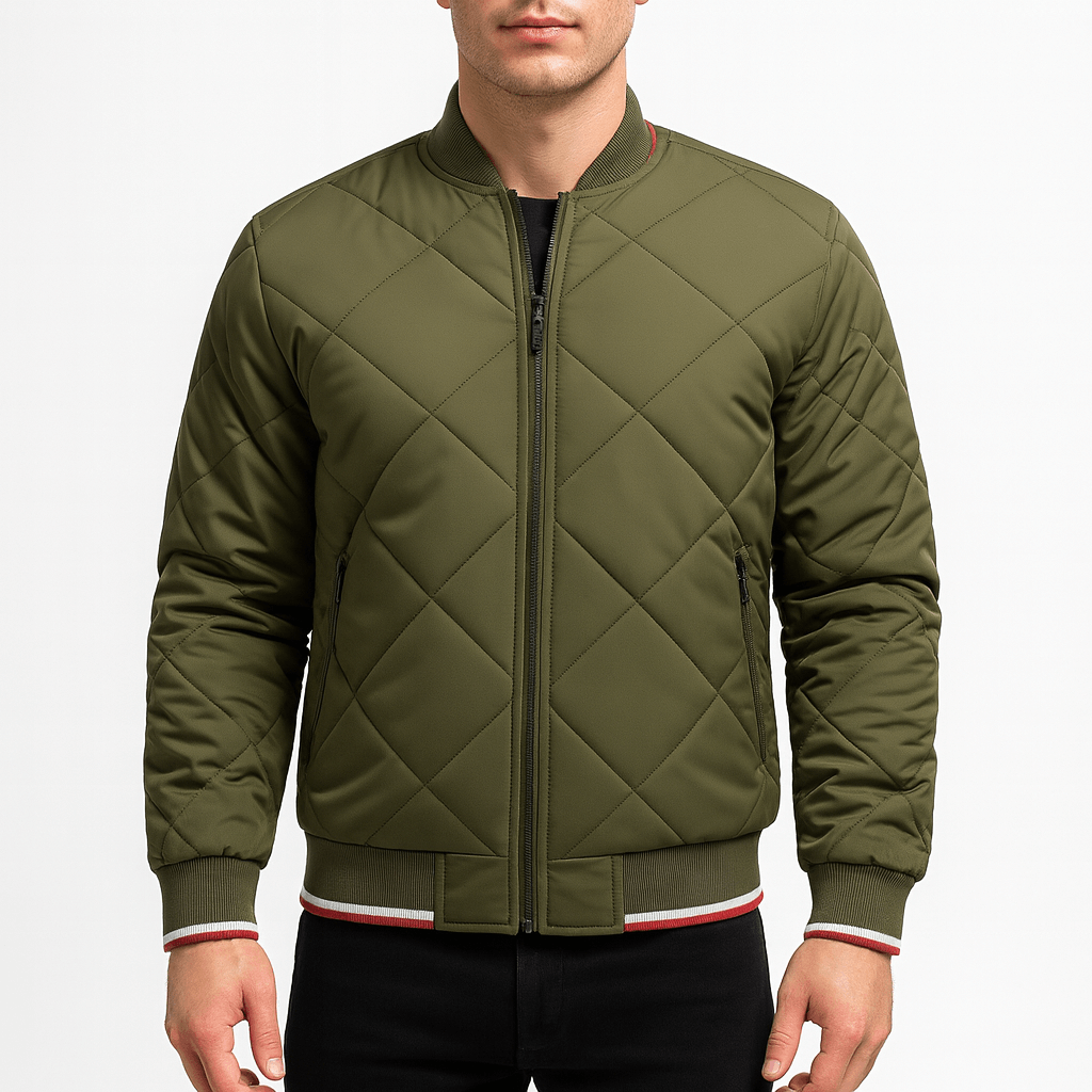 Elarova | Bomberjacke mit Rautensteppung