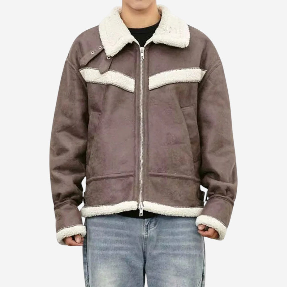 Elarova | Bomberjacke mit Sherpa-Besatz