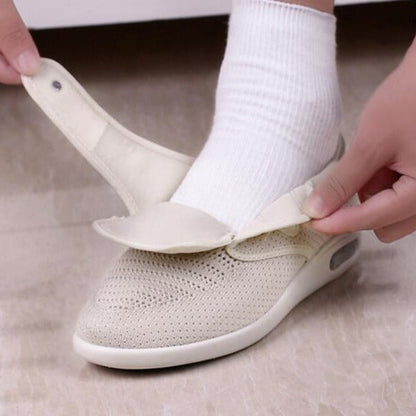 Elarova | Breite Diabetikerschuhe Komfortable Orthopädische Schuhe Für Geschwollene Füße