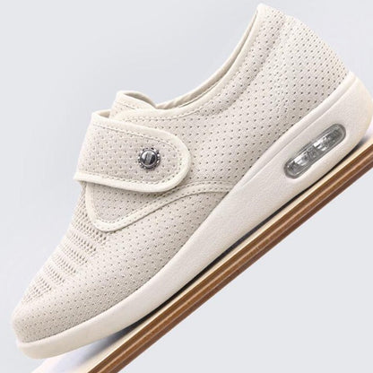Elarova | Breite Diabetikerschuhe Komfortable Orthopädische Schuhe Für Geschwollene Füße