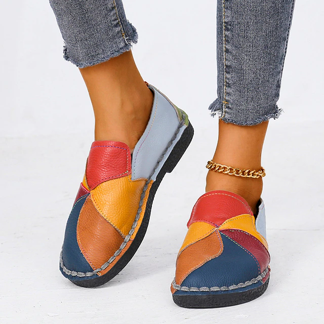 Elarova | Bunte DamenOrthopädische Schuhe mit Absatz