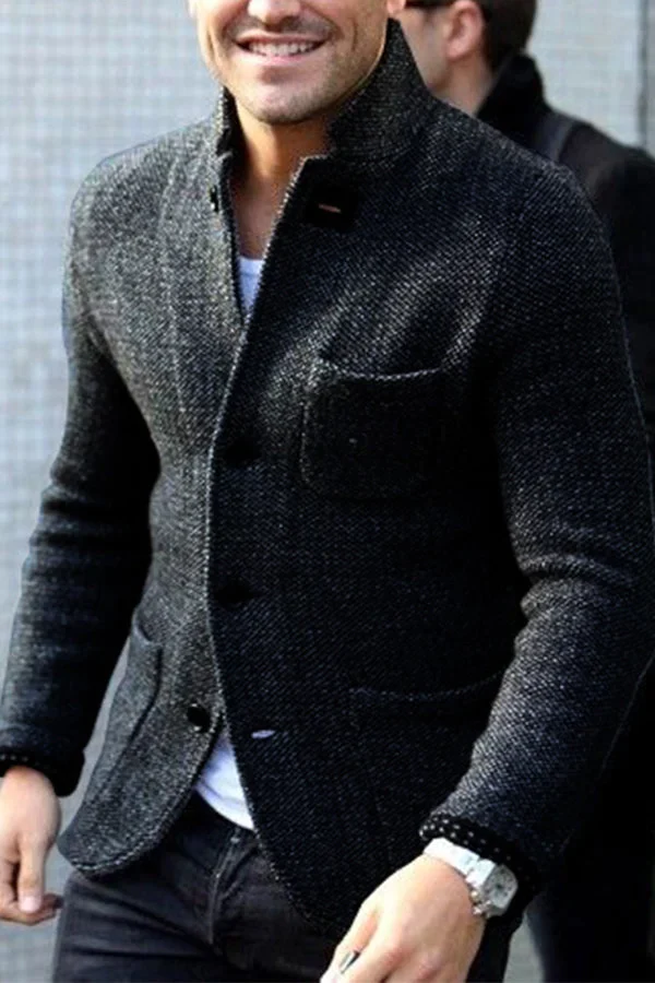 Elarova | Button-Down-Blazer für Herren