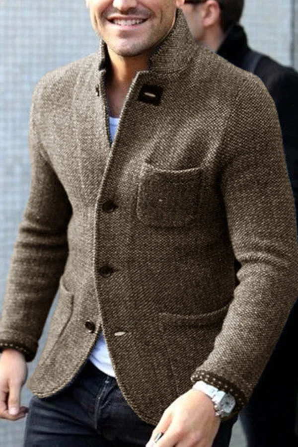 Elarova | Button-Down-Blazer für Herren