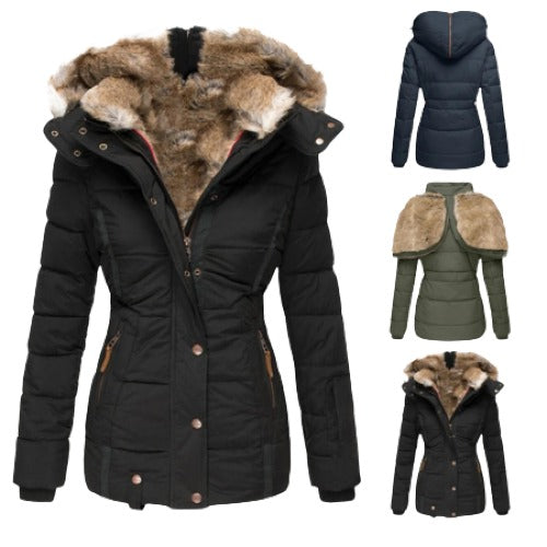 Elarova | Canter Groove Warme Jacke mit Kapuze