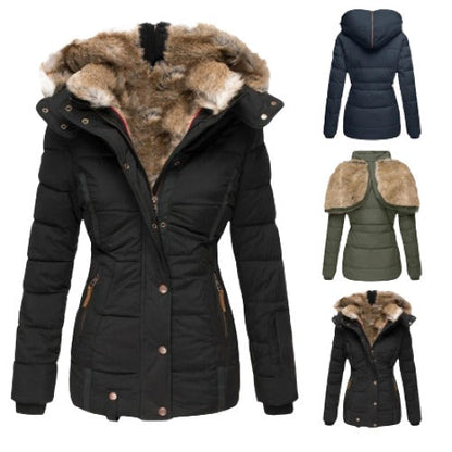 Elarova | Canter Groove Warme Jacke mit Kapuze