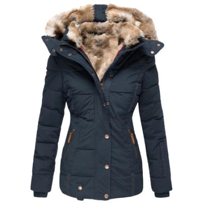 Elarova | Canter Groove Warme Jacke mit Kapuze