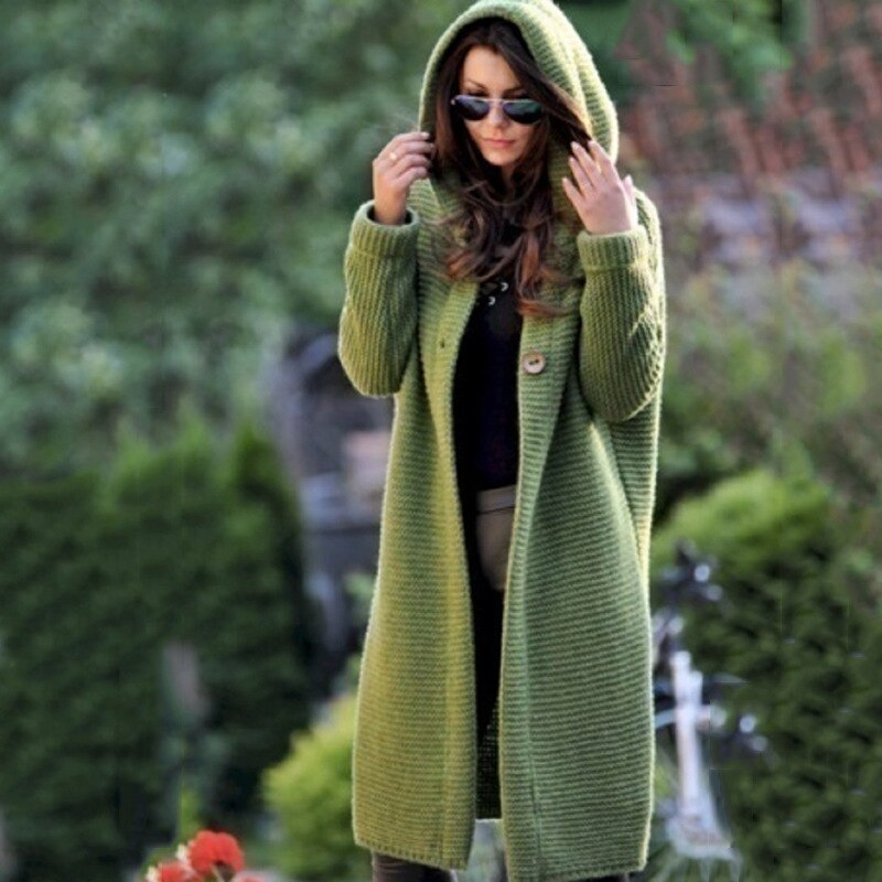 Elarova | Cardigan mit Kapuze | Schöner Cardigan mit Stil!