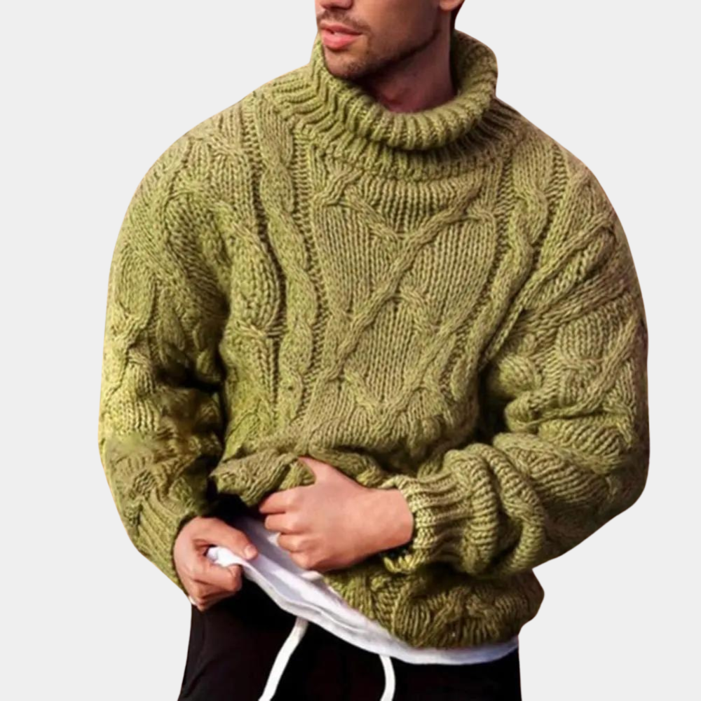 Elarova | Casual Gestrickter Winterpullover